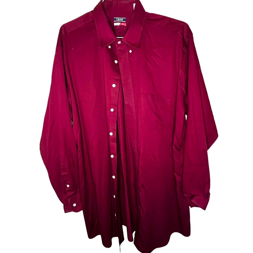 Izod men’s button down dress shirt 18 1/2, 35/36 👔